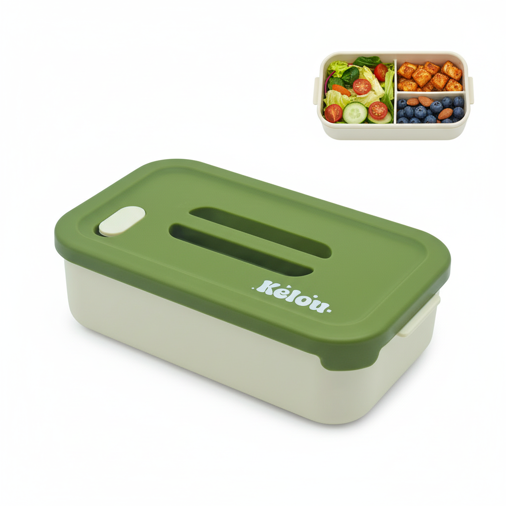 Contenant à déjeuner en silicone 100 % alimentaire