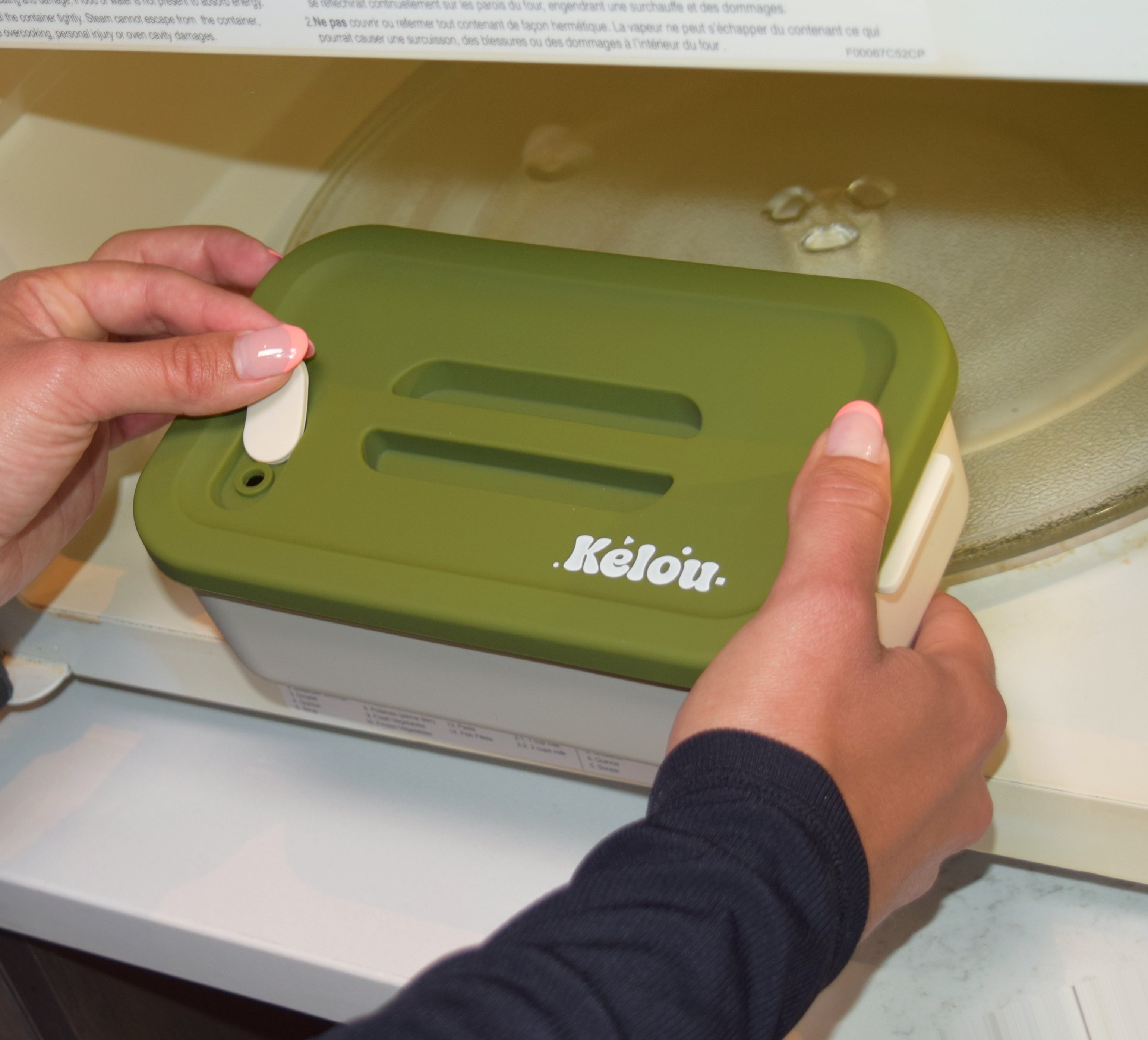 Boîte à lunch-Silicone alimentaire Vert militaire 5