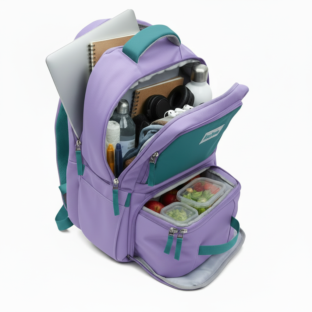 Allset Mini (5+) Purple / Teal