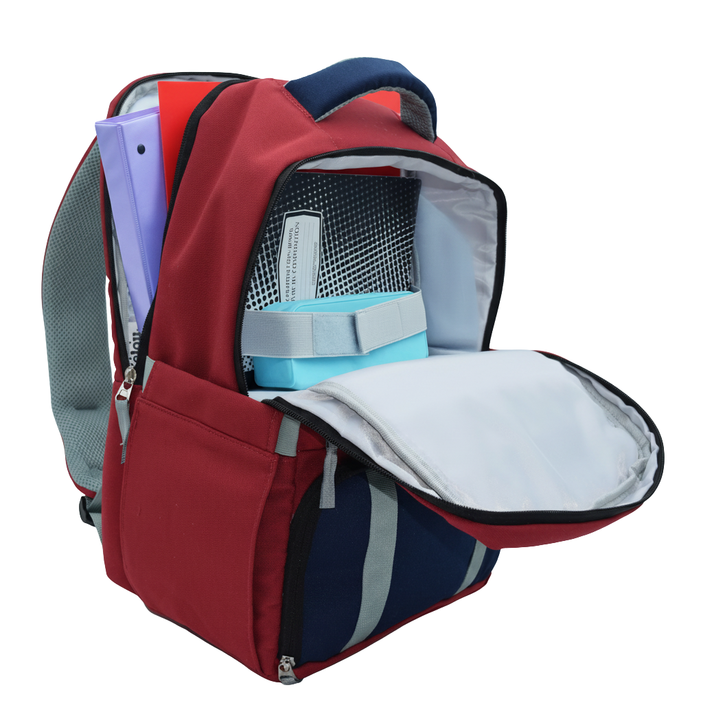 Sac à dos 2 en 1-Allset MINI 5+ Rouge/Marine 4