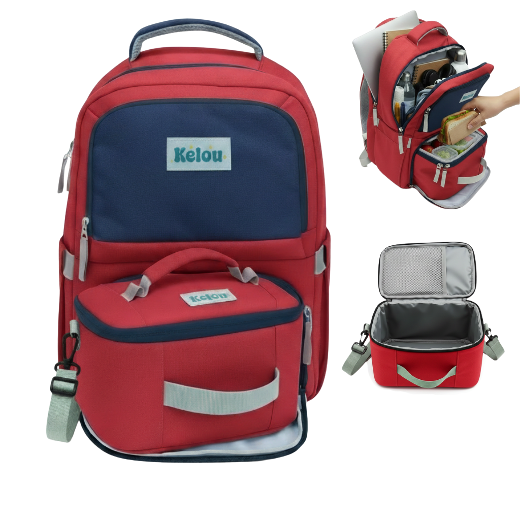 2in1 Backpack - Allset MINI 5+ Purple/Teal 9