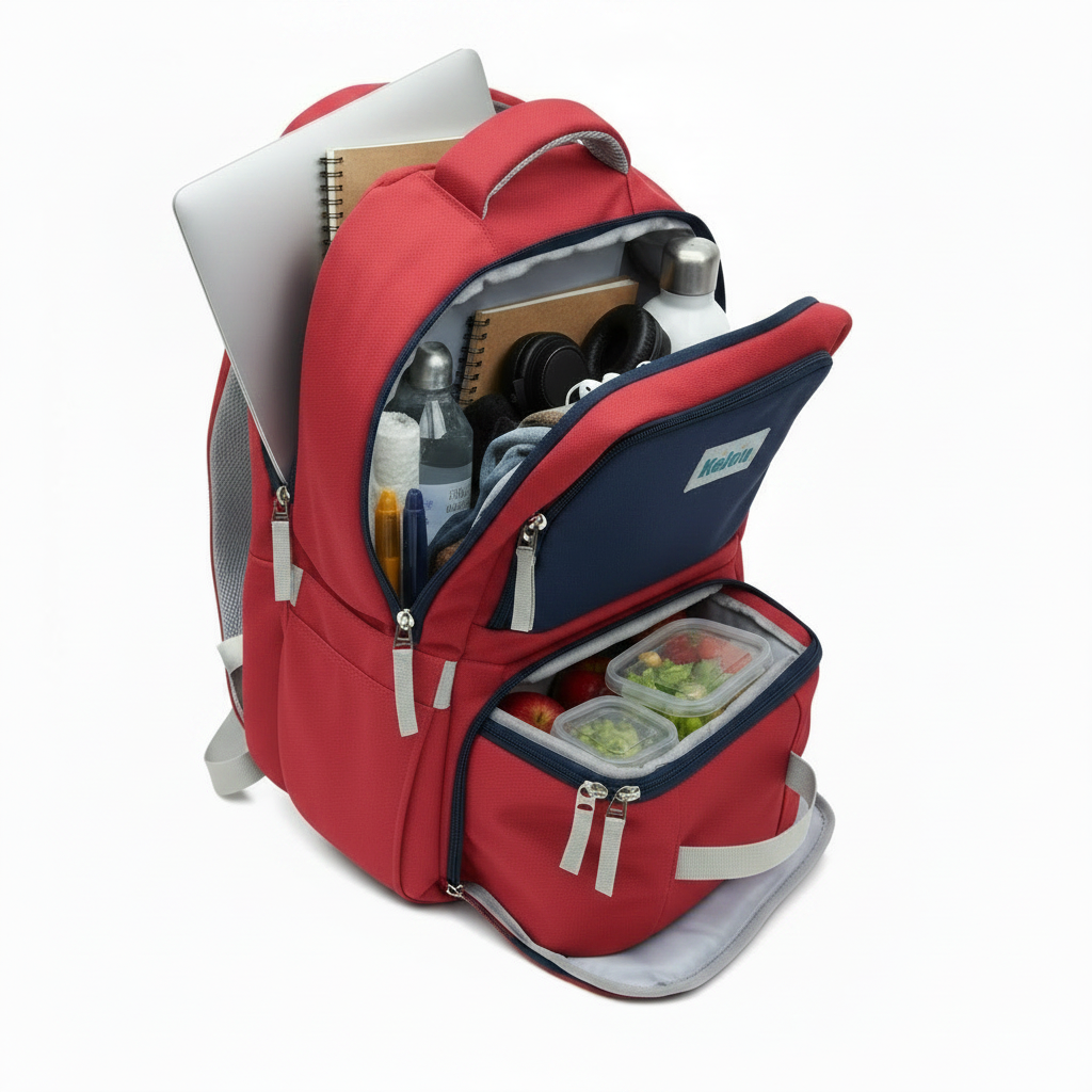 Sac à dos 2 en 1-Allset MINI 5+ Rouge/Marine 3