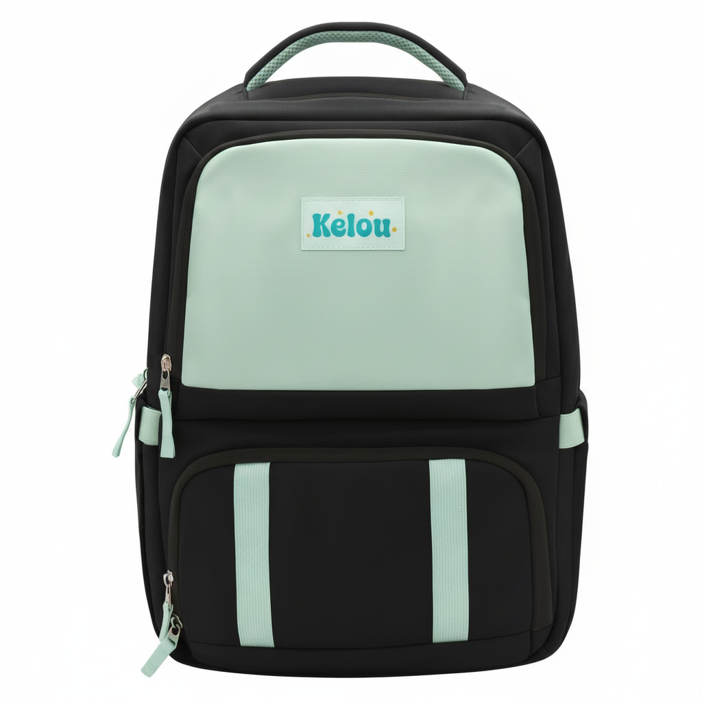 2in1 Backpack - Allset MINI 5+ Black/Sage