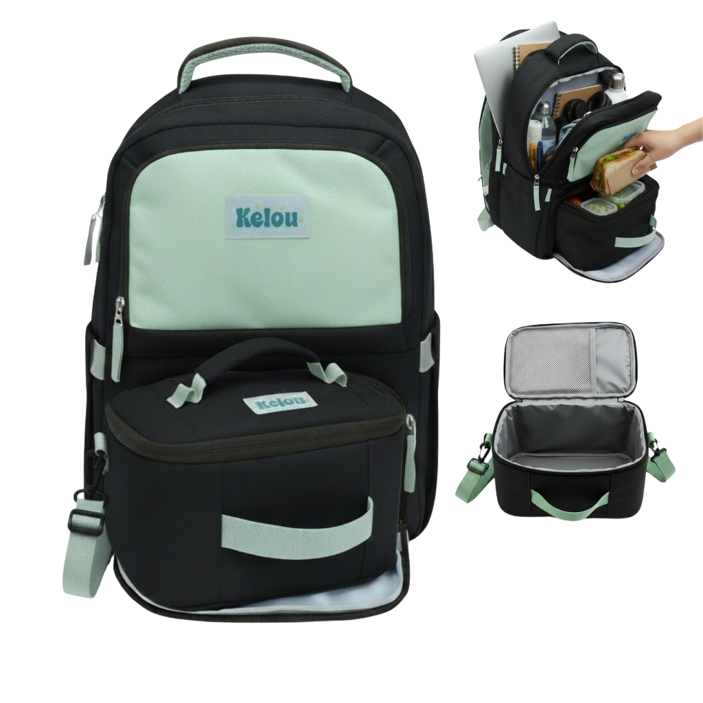 2in1 Backpack - Allset MINI 5+ Purple/Teal 8