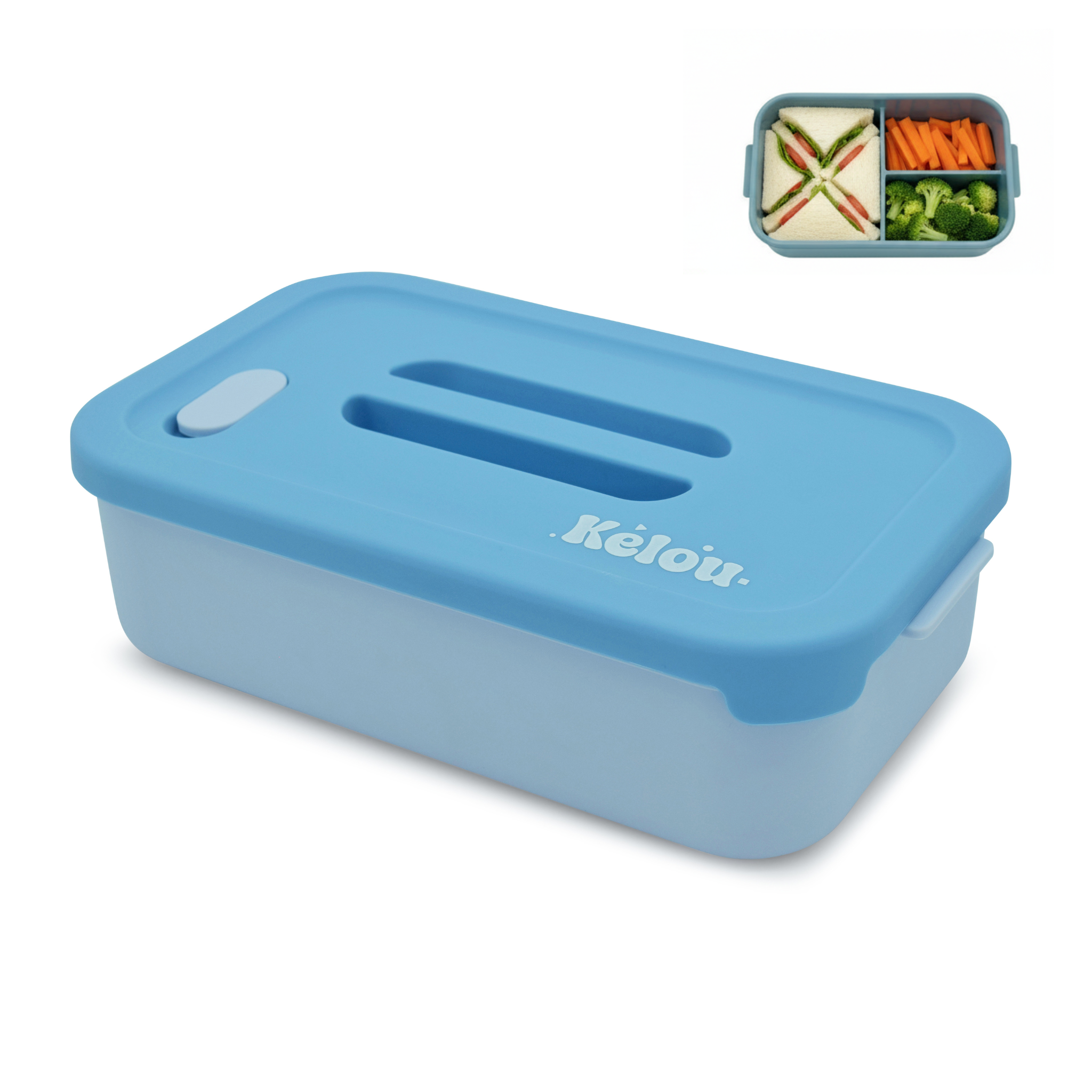 Contenant à déjeuner en silicone 100 % alimentaire