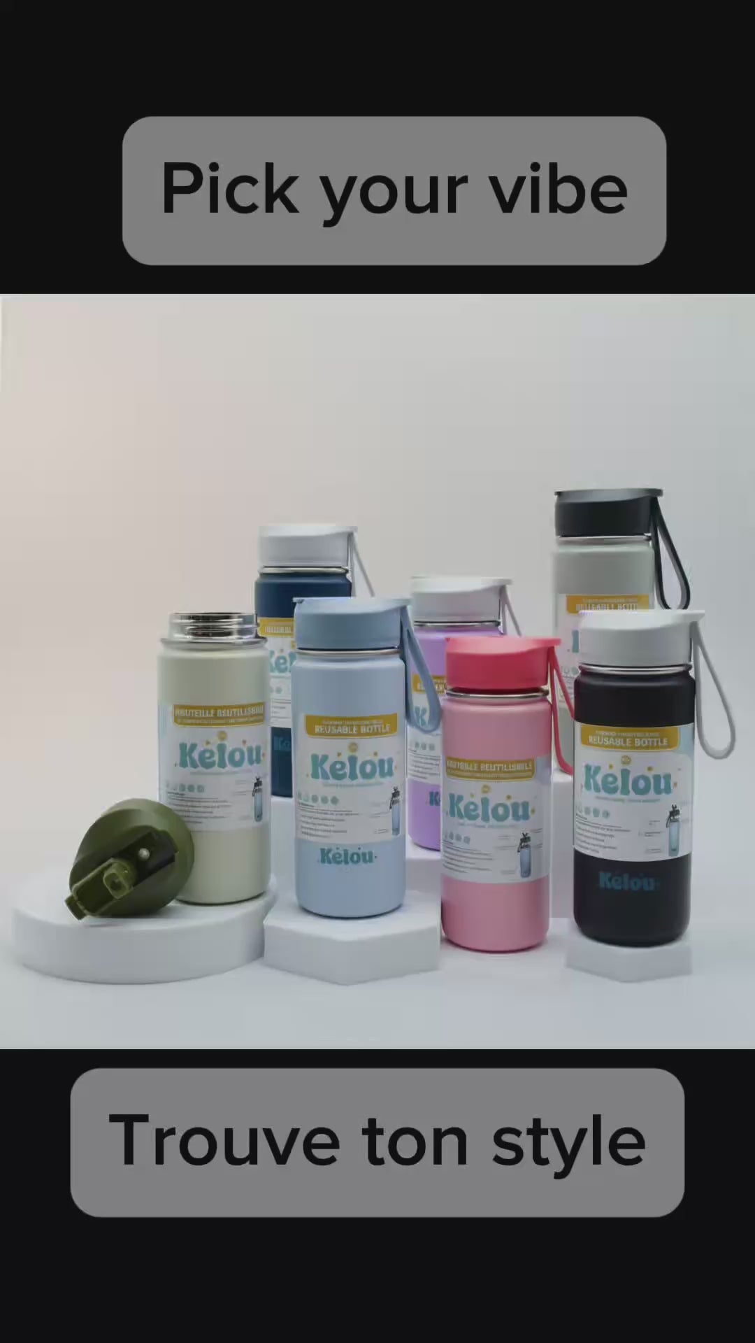 Water bottle - Allset - Purple